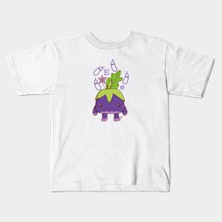 Eggplant MS Kids T-Shirt